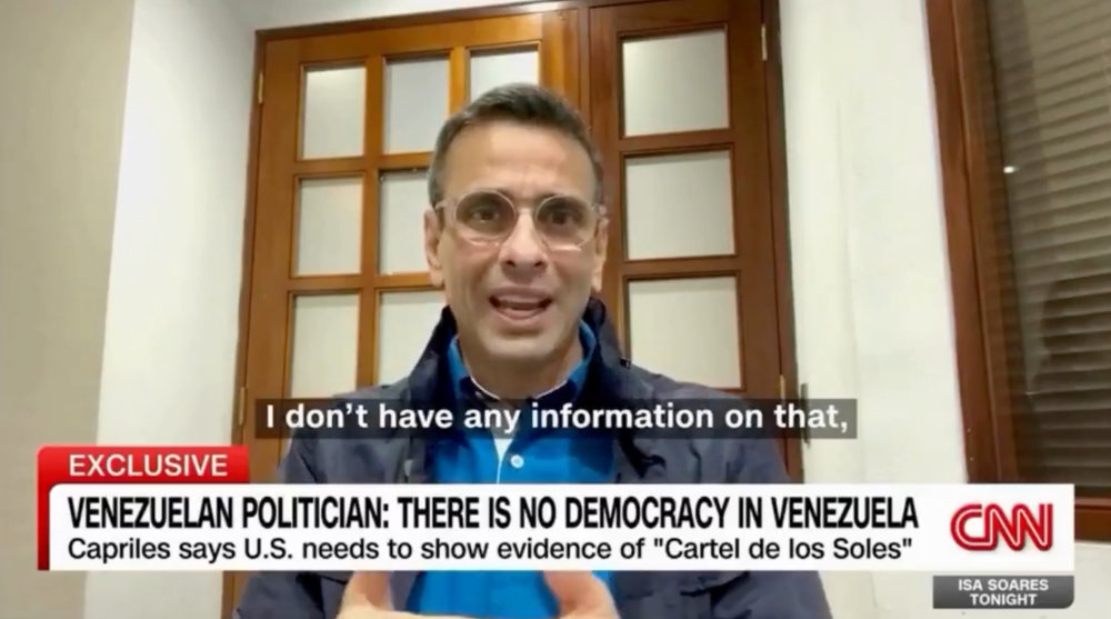 Ola de insultos y críticas contra Henrique Capriles por defender a Maduro en declaraciones sobre Cártel de los Soles