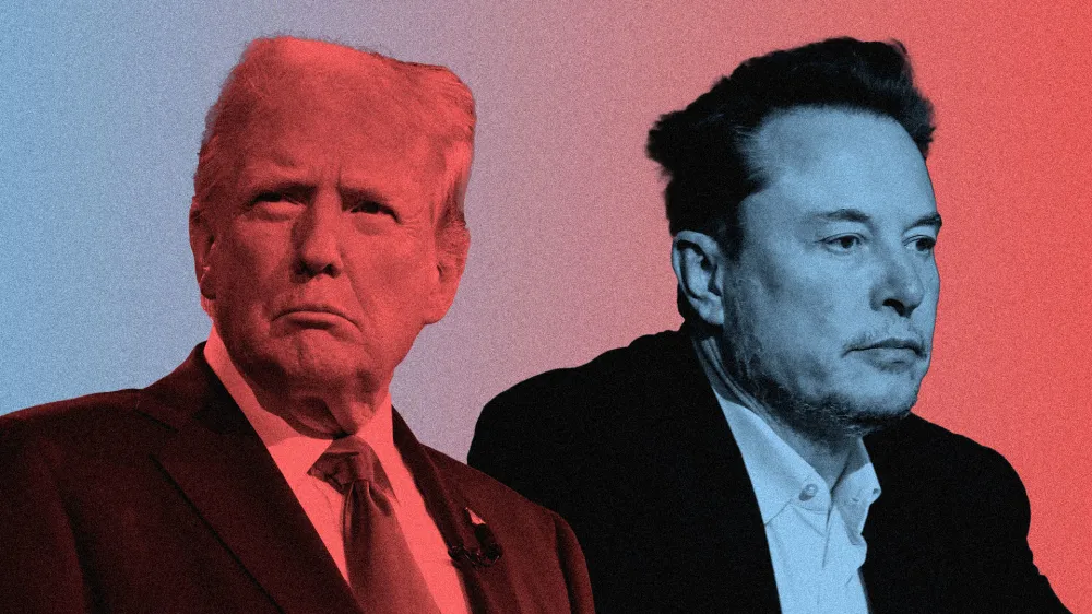 Donald Trump y Elon Musk se reencuentran en el funeral de Charlie Kirk