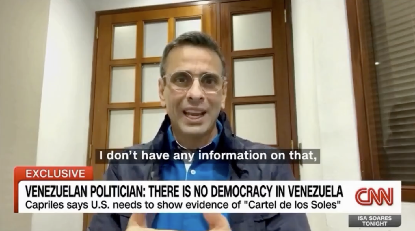 Ola de insultos y críticas contra Henrique Capriles por defender a Maduro en declaraciones sobre Cártel de los Soles