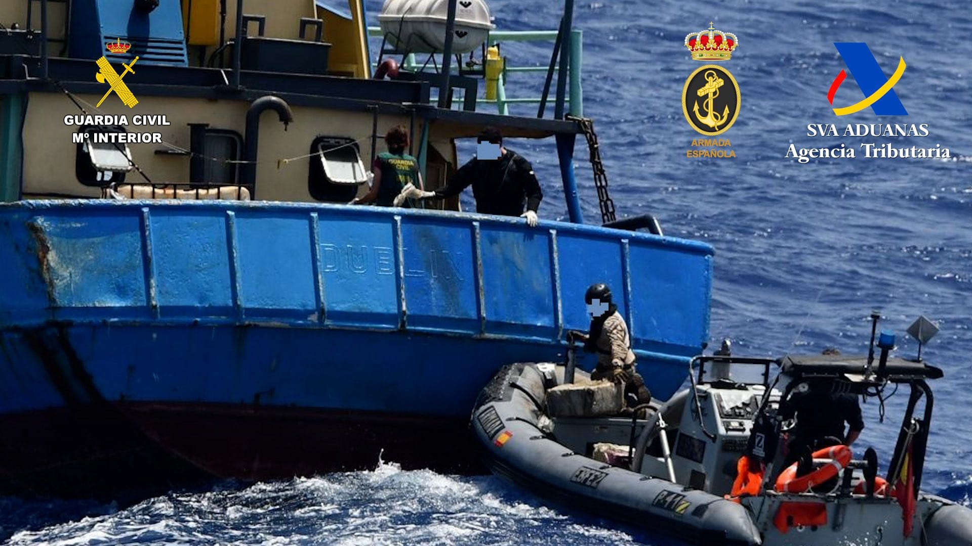 España Intercepta Barco con 3 Toneladas de Cocaína al Oeste de Canarias: Venezolano entre Detenidos