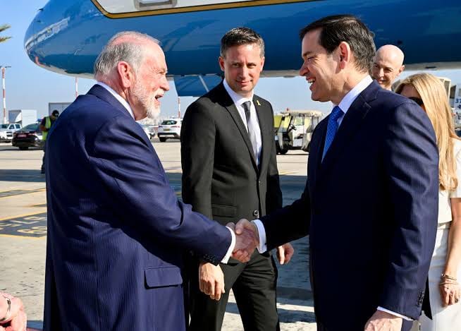 Marco Rubio llegó a Israel para reunirse con Benjamin Netanyahu