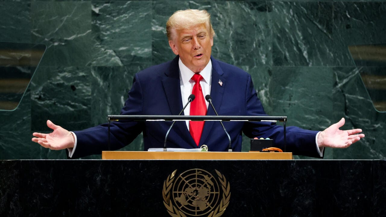 Trump lanza una advertencia en la ONU: “Bombardearé a los narcotraficantes de Maduro”