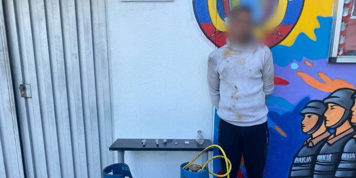 Detienen en Ecuador a venezolano que intentó quemar vivos a su pareja e hijos