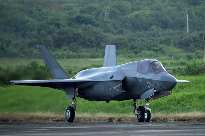 Cinco cazas F-35 de Estados Unidos llegaron a Puerto Rico para sumarse al operativo militar contra el narcotráfico